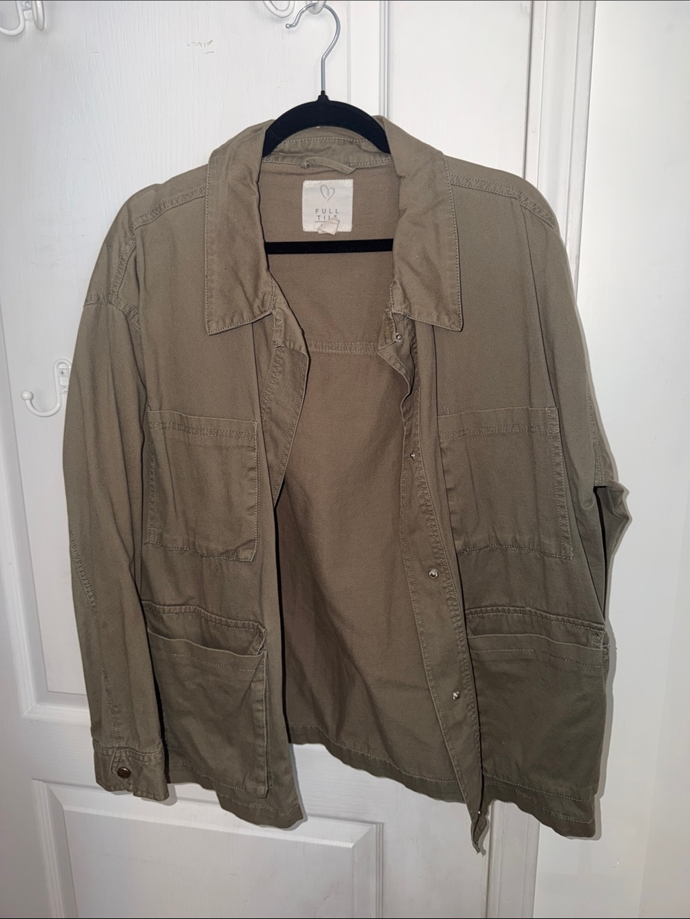 Full Tilt Olive Green Utility Jacket